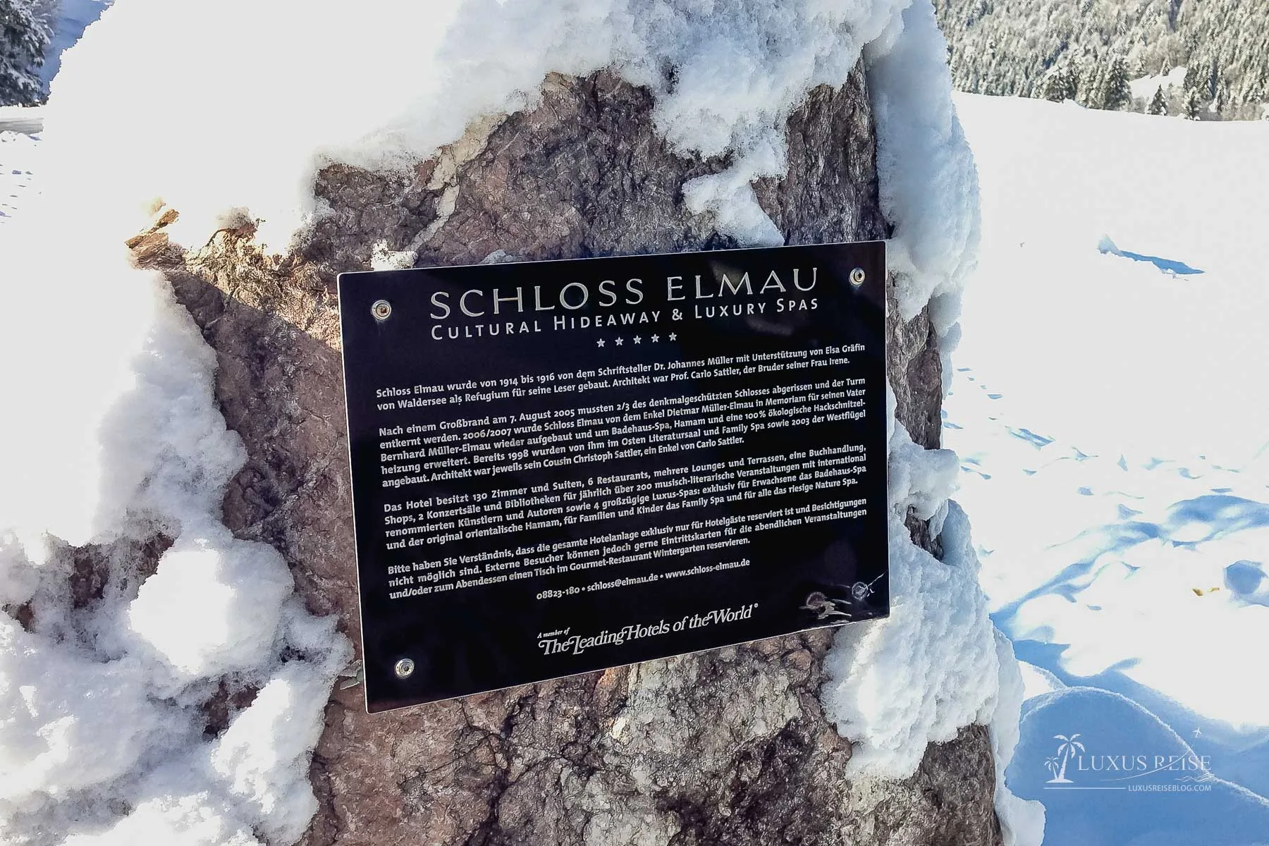 Hotel Schloss Elmau, Garmisch-Partenkirchen - Luxushotel - Leading Hotels of the world
