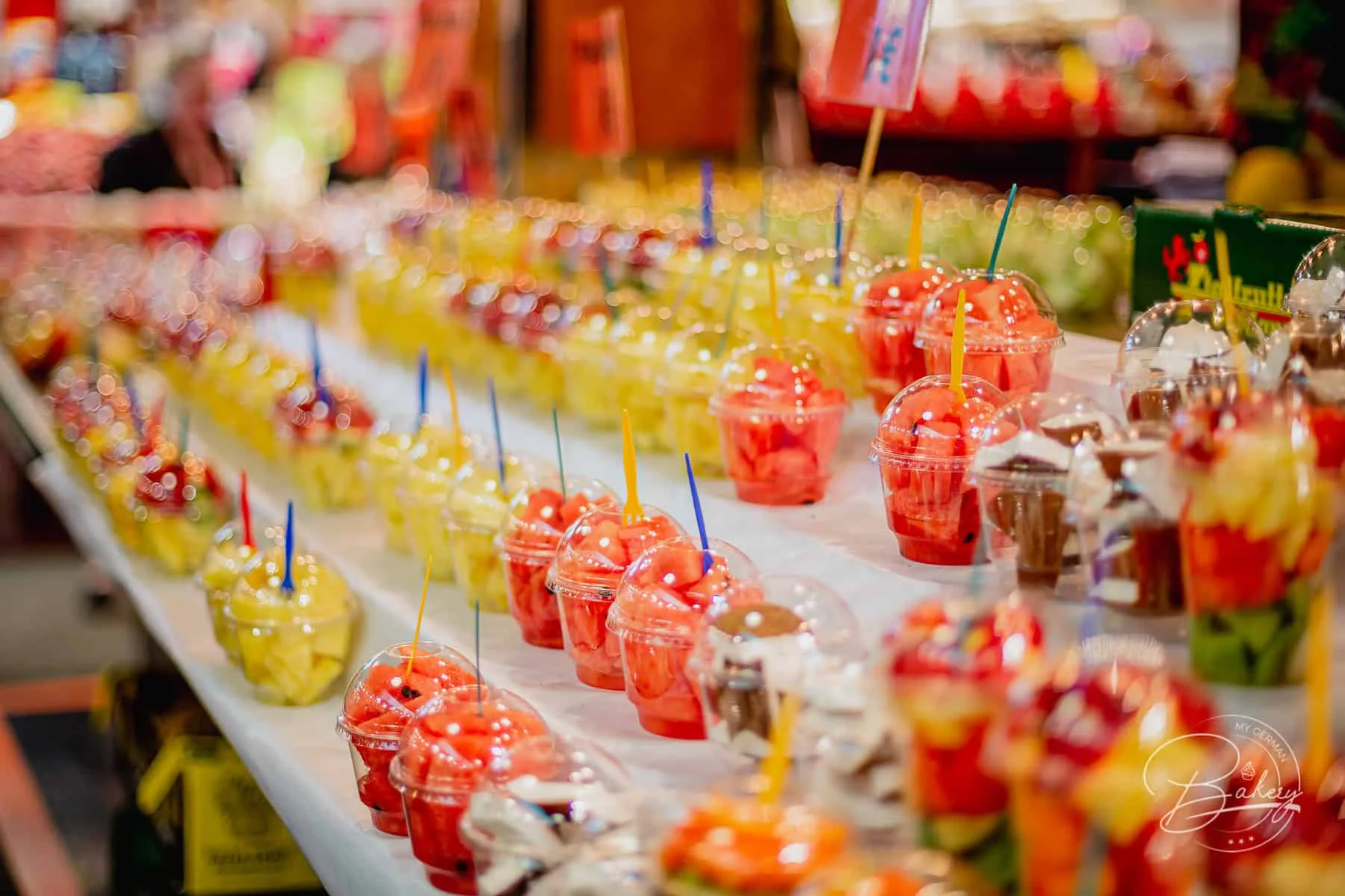 Mercado de la Boqueria - Barcelona Markt auf La Rambla - Der Mercado de la Boqueria ist ein Obstmarkt, Gemüsemarkt, Markt für Fisch und Fleisch in Barcelona. Markthalle Las Ramblas Sehenswürdigkeit - Obst- und Gemüsemarkt in Barcelona - Mercat de Boqueria