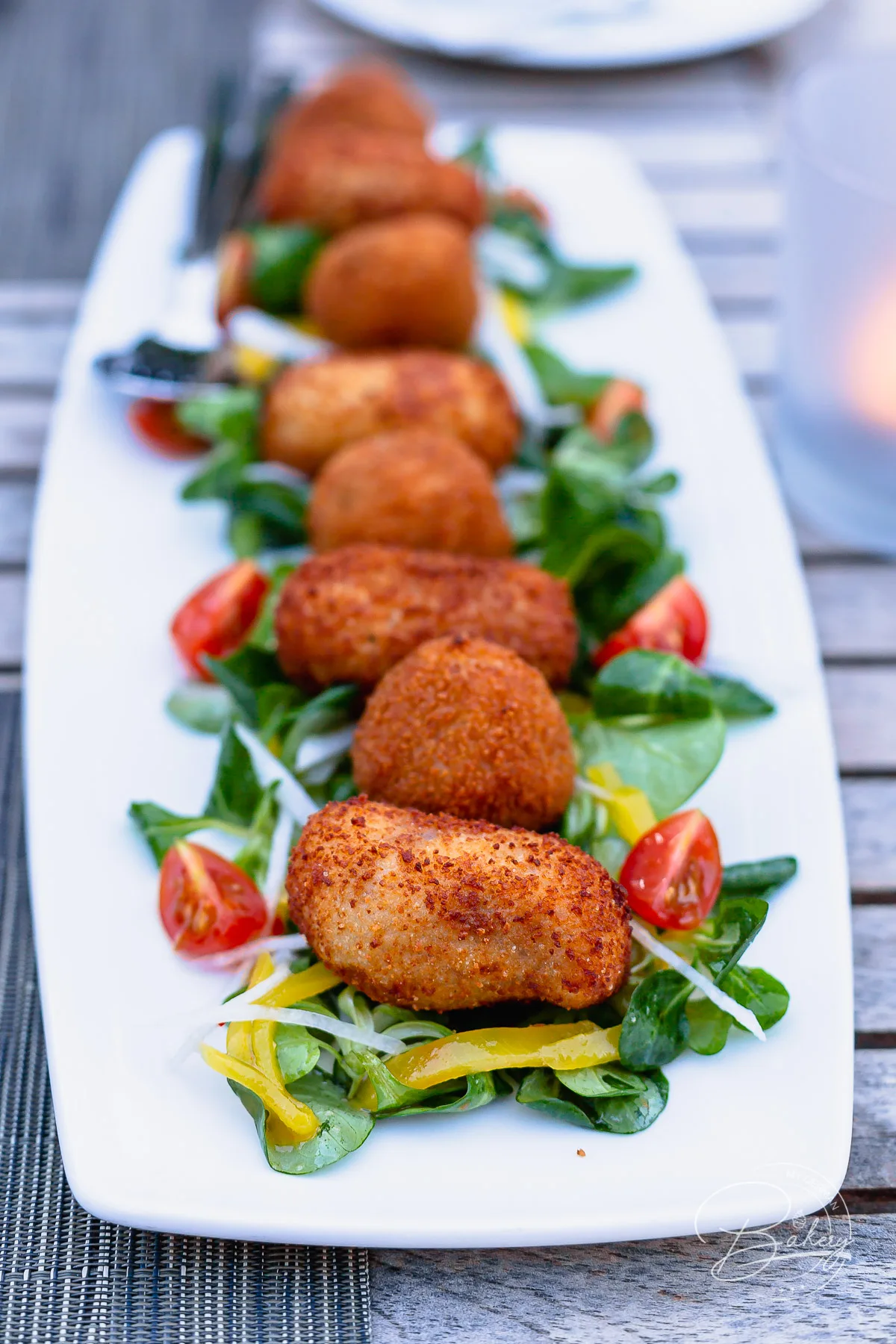 Restaurant La Bodega del Green - Tapas Restaurant auf Mallorca Palma am Golfplatz und Pool - "La Bodega del Green" auf Mallorca mit direkter Anbindung an den ältesten Golfplatz die perfekte Dinner-Location für ein schönes Abendessen mit Kroketten, Croquetas im Golfhotel Arabella Sheraton