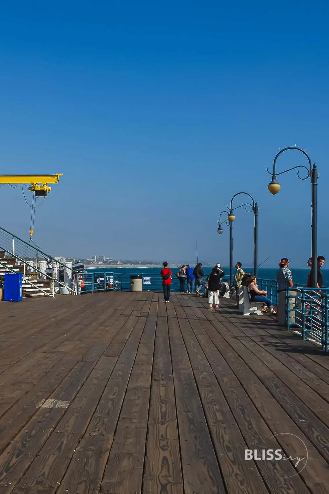 Los Angeles - Santa Monica Pier - Ferris Wheel - Riesenrad und Steg - Sehenswürdigkeiten Los Angeles - Scenic Spots - Baywatch