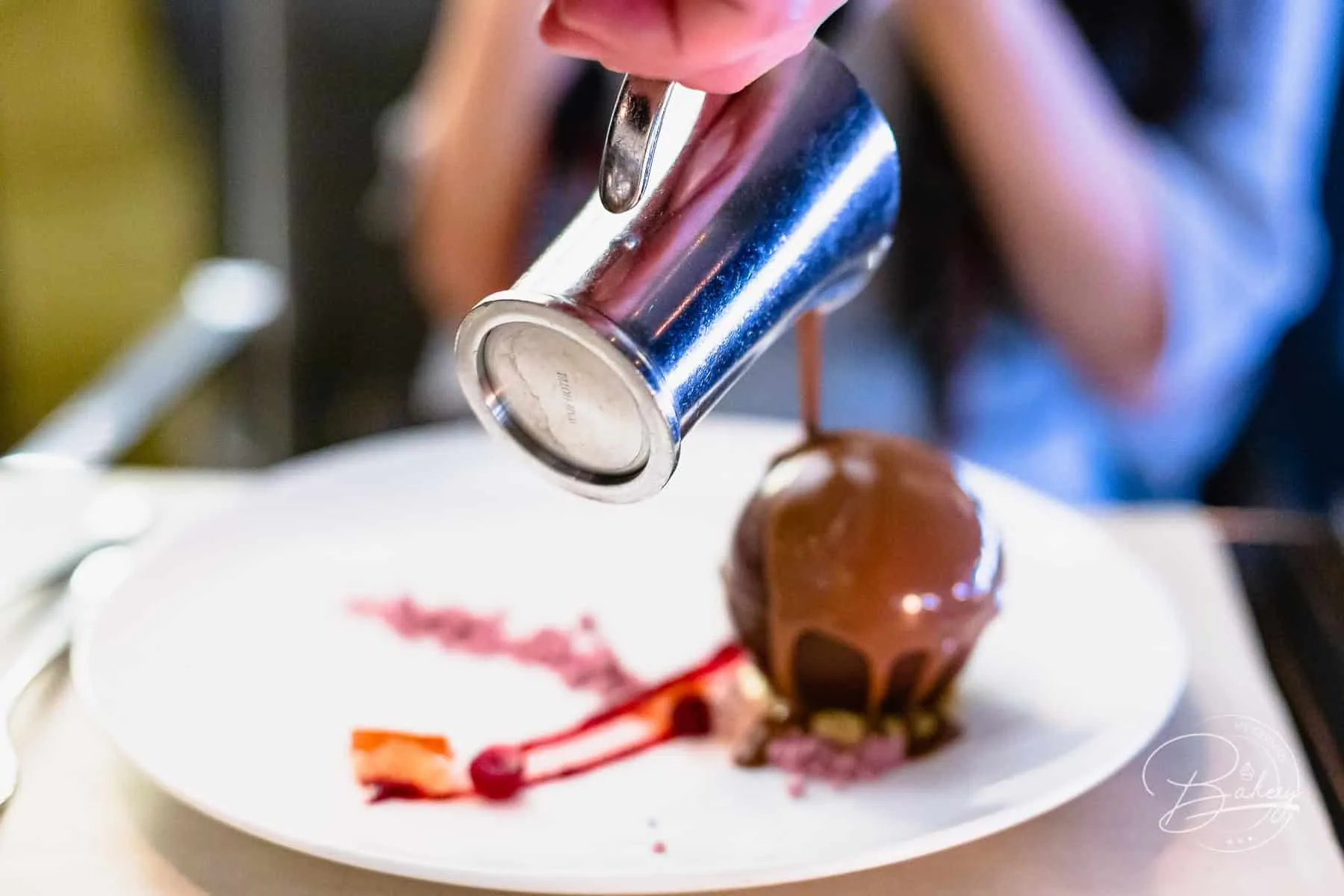 DOX Restaurant Düsseldorf - Genuss mit Aussicht auf den Medienhafen und Fernsehturm - Hyatt Regency Hotel Düsseldorf am Medienhafen - Rheinblick Gourmetküche mit Ausblick und japanischer Sushi Küche - DOX-Restaurant Düsseldorf Medienhafen - Erfahrung DOX Düsseldorf - Ausblick auf Fernsehturm und Gehry-Gebäude. Paul Hoffmann als Chef de Cuisine