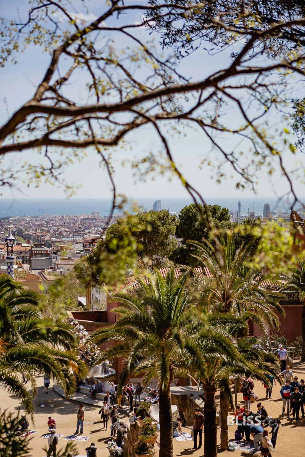 Gaudi Park in Barcelona - Park Güell - Sehenswürdigkeiten Barcelona - Gaudi Park Barcelona - Parc Guell - Sehenswürdigkeiten und Reisetipps - Eindrücke und Aussicht